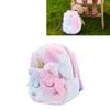 Cute Cartoon Backpack Soft Plush Toy Backpack Compact Schoolbag with   Strap for Girls Kids Toddlers