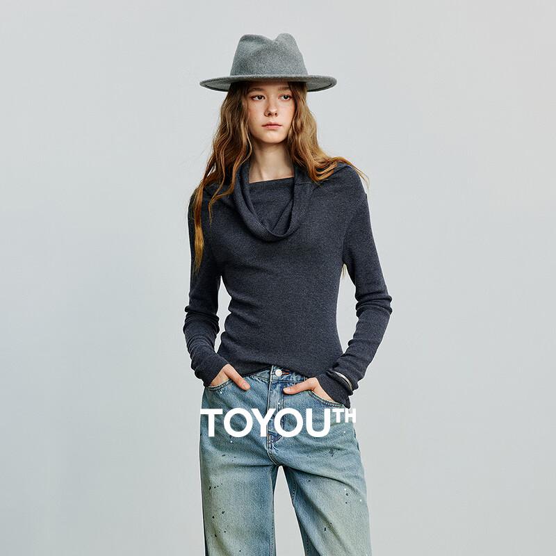 

Chuyu Women s Slim-Fit Wool Blend Boat Neck Knit Top XL