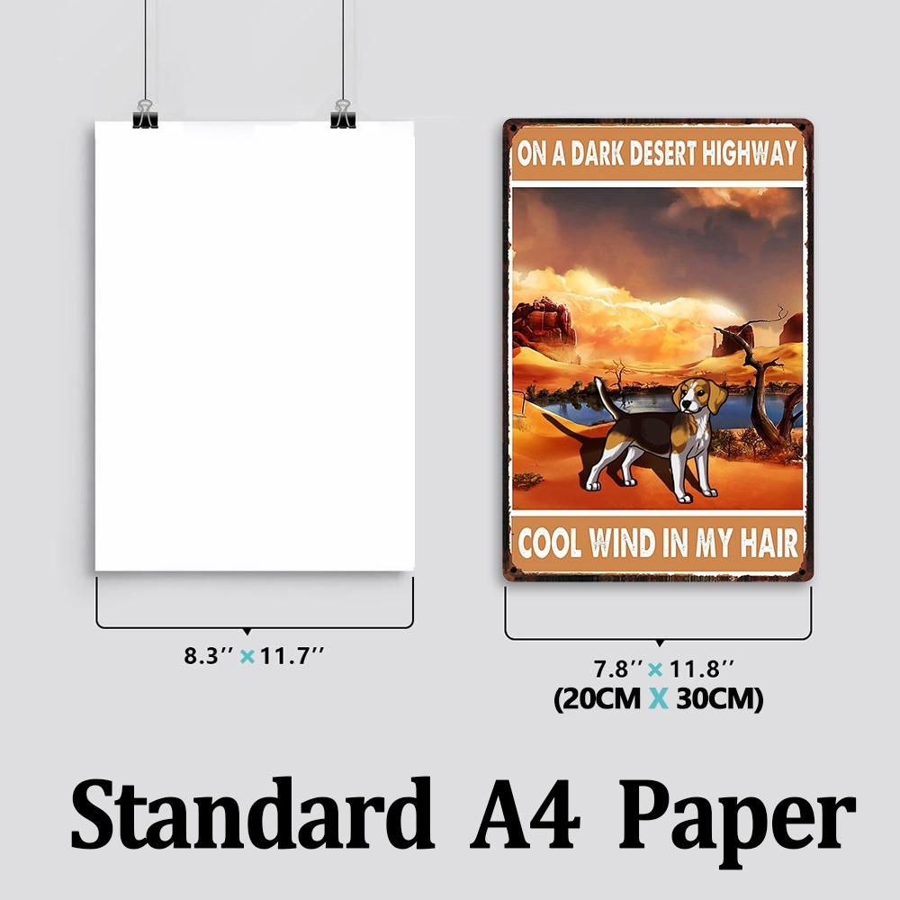 [ Wellcraft ]  Beagle Dog Are My Friend Beer Coffee Bath Shop Art Metal Tin Sign Wall  Poster Iron Painting Pub D-12 20*30 CM