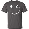 Happy Wink Smile Face Winking Funny T Shirt | Funny Shirts for Men Casual Style | Novelty T-Shirts USA Printed Shirt