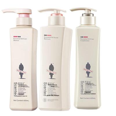 Adolph Gentle Silk Glattes Haar & Körper 3-teiliges Set