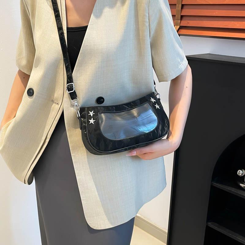 Summer Popular New Niche Design Single Shoulder Messenger Bag Versatile Casual Trend Crescent Bag Women