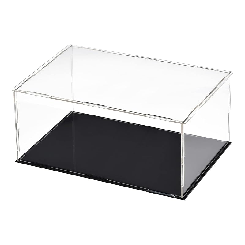 

Edinstry storage case acrylic storage case acrylic box Height 10cm 25x15cm figure case display case collection case transparent storage box exhibition