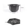 Flower Pot for Plants Garden Pots Planter Outdoor Balcony Landscape Plant Potted Square Flower Pot Garden Yard Succulents Holder