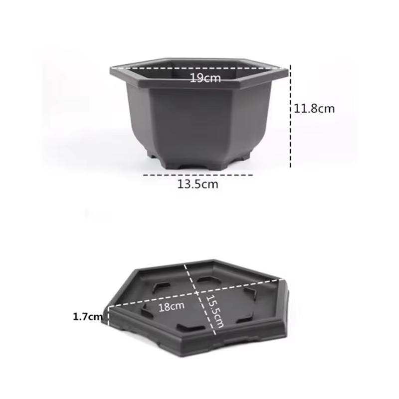 Flower Pot for Plants Garden Pots Planter Outdoor Balcony Landscape Plant Potted Square Flower Pot Garden Yard Succulents Holder