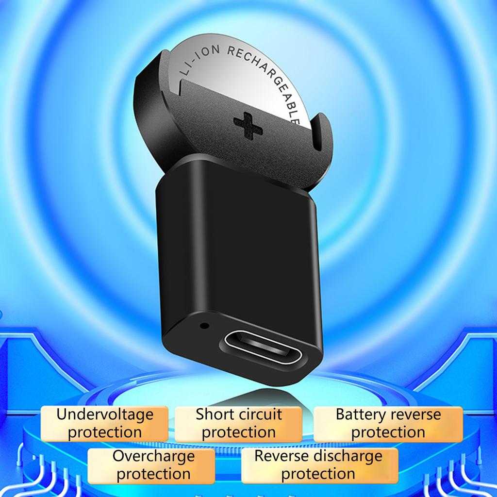 Type-C Plug Li-ion LIR2032 LIR2025 ML2032 ML2025 CR2032 Coin Button Cell Battery Adapter Charger Fast Charging Chargers