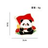 National Day Enamel Oil Dropped Alloy Panda Brooch Patriotic Theme Badge for Student Bags Pencil Case Clothing Decoration