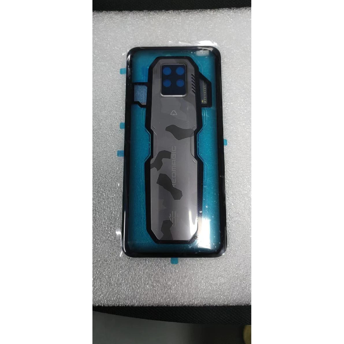 

Лучшее качество, новая задняя крышка аккумулятора, дверная крышка телефона для ZTE nubia Red Magic 7S Pro, замена задней части корпуса с объективом чёрный