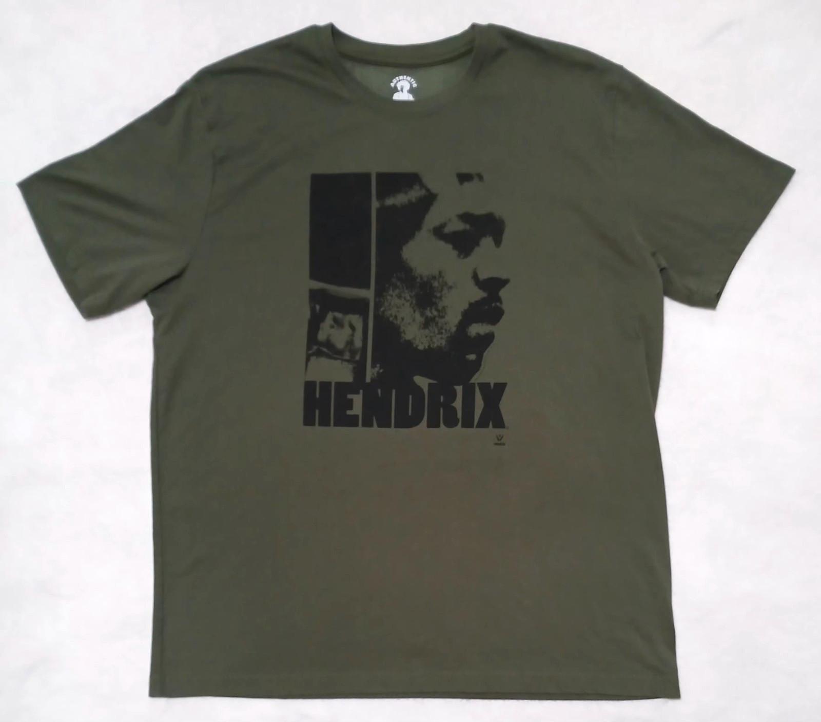 Jimi Hendrix T-Shirt Mens XL Authentic Hendrix 2020 Green Music Band Classic XL