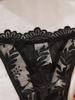Kajano Sexy Embroidered Multi-color Mesh Lace Push-up Lingerie Set for Women