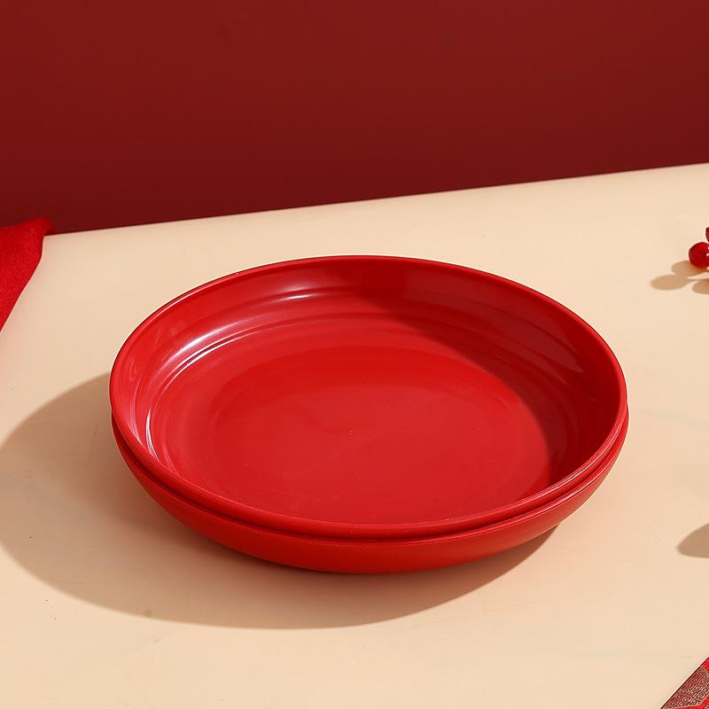 House Warming Fruit Plate Moving Into A New Home Living Room Setting Plate Decorative Fruit Plate Red Wedding Special Candy Plate