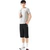 Li-Ning Madingi universalūs patogūs minkšti septynių taškų sportiniai laisvalaikio šortai Unisex šortai Juodi AKQV067-1
