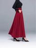 Plus Size A-Line Flowing Skirt – New Spring/Autumn Style for a Professional, Slimming Look