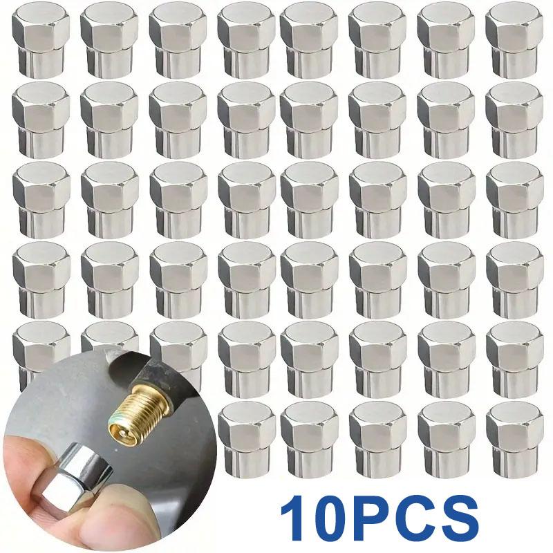

10-100PCS Car Wheel Tire Valve Stem Cap Round Head Car Tyre Air Pressure Caps Chrome Plated Airtight Cover Tire Accessories