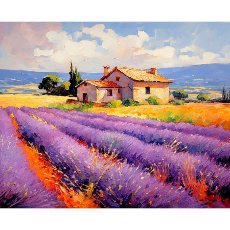 

Diy 5D Алмазная картина Дом Пейзаж Алмазная вышивка Мозаика Полная круглая дрель Вышивка крестом Украшение для дома Подарок Round 30x40cm