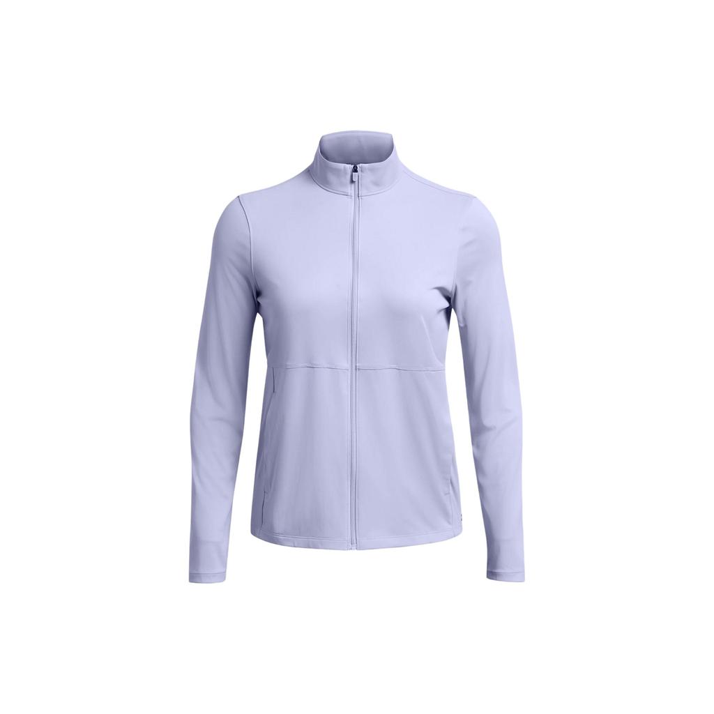 Under Armour UA Fish Pro Solid Quick-Dry Stand Collar Long Sleeve Hoodie Women Hoodies Blue Purple 1385289-539