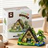 Four Seasons Building Blocks: Spring, Summer, Autumn, Winter Small House Set - Educational Toys for Children
