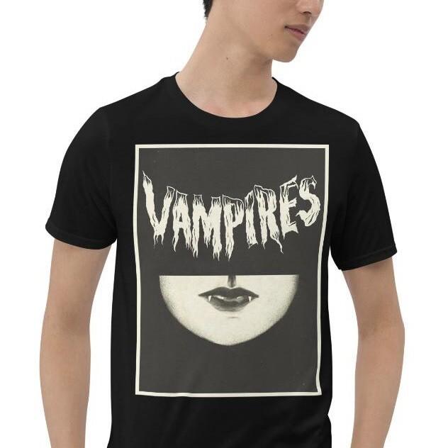Vampires Gothic Goth Horror Retro Vampire Teeth Short-Sleeve Unisex T-Shirt