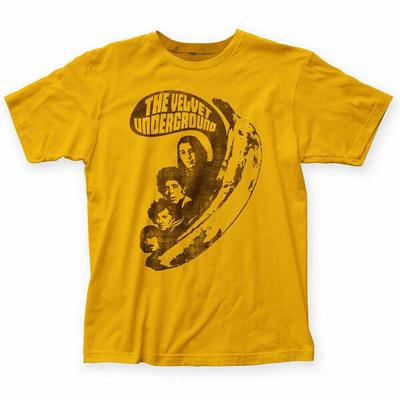 Velvet Underground VU Says: T Shirt Mens Licensed Rock N Roll Band Tee Yellow Unisex T-Shirt