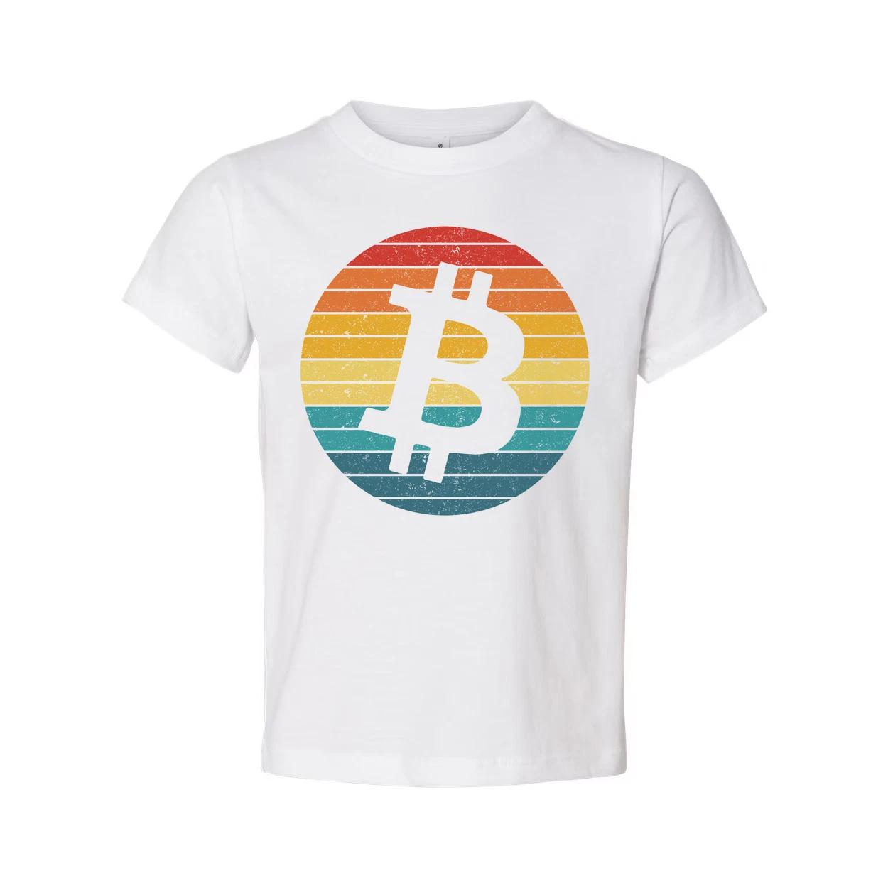 

Bitcoin Logo Retro Circle Graphic T-Shirt S
