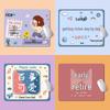 Charming Mouse Pad with Wrist Rest - Cute and Simple Desk Accessory for Girls and Students
