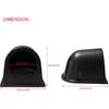Black Universal 2" 52mm Single 1 Hole Dash Gauge Console Dashboard Pod Holder