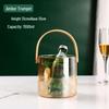 Stylish Amber Plastic Ice Bucket