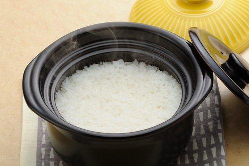 Banko Ware Ginpo Pottery Chrysanthemum Rice Pot (3-cup Capacity, Candy Glaze)