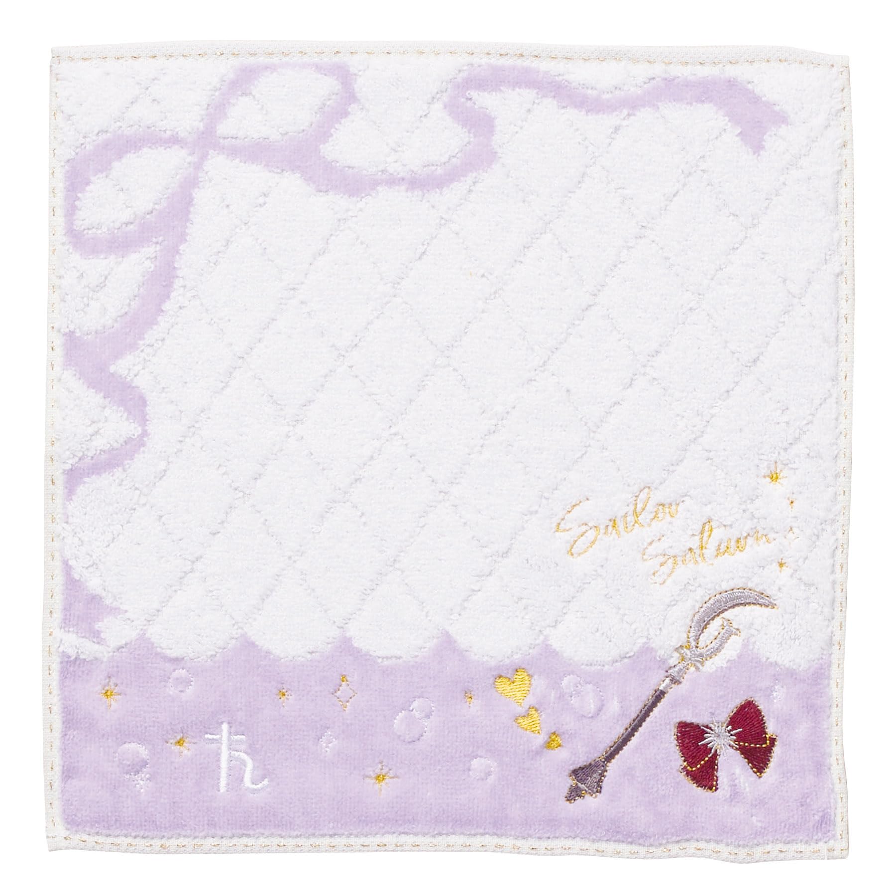 Bandai Mini Towel Pretty Guardian Sailor Moon Charlotte 4085002600 25 x 25 cm - (Sailor Saturn) Approx.