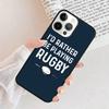 Rugby Fußball Sport Handyhülle Für iPhone 17 Air 16 16e 15 14 plus 11 12 13 Pro max Weiche Stoßfängerhülle Cover coque