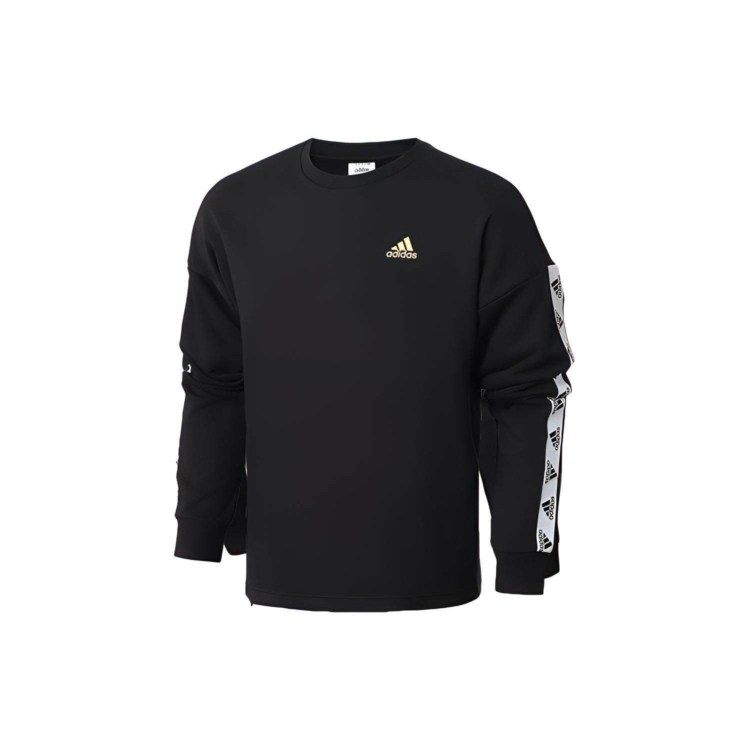 adidas Logo Print Casual Collar Sports Men s Black GL2215 S
