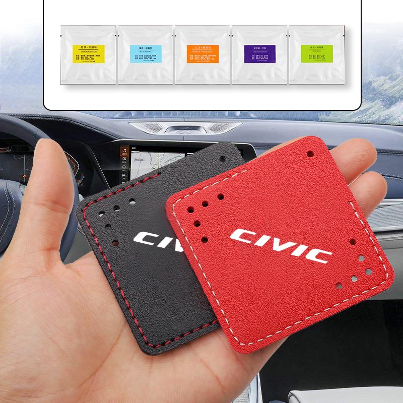 For Honda Civic Accord Fit Jazz Pilot CRV Odyssey Passport City Car Emblems Aromatherapy Pendant Lasting Freshness Air Freshener LK6