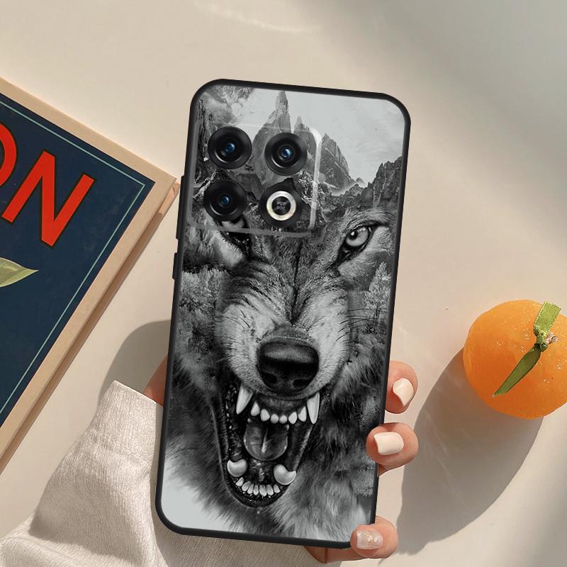 Animal Wolf Howling Case For OnePlus 13T 10T 10R 12R 13R 15 13 12 11 10 9 Pro Nord CE 5 2 3 4 Lite N20 N30 Cover