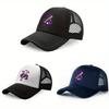 Pc Joker Cartoon Print Baseball Cap Breathable Mesh Sun Hat for Unisex and Women Adjustable Snapback Summer Travel BQM
