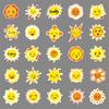50 Sun Doodle Personality Children's Cartoon Stickers Decorative Mobile Phone Suitcase Stickers