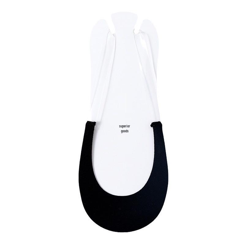 Women's Summer Invisible Boat Socks - Breathable, Sweat-Absorbing, Antibacterial, Anti-Slip, Low-Cut for High Heels
