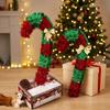 DIY Christmas Candy Cane Ornaments Ribbon Garland Xmas Tree Ornaments  Holiday Party