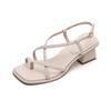 Pick Up Girl 737-3 Sandals Women's 2025 Popular New Summer Thick Heel Explosion High Heel Roman Shoes