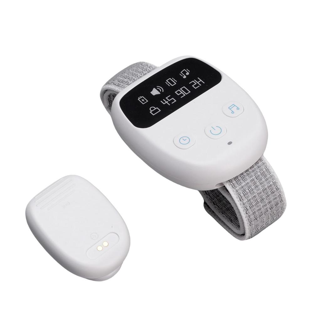 Bezdrátový alarm nočního pomočování s vysoce citlivým senzorem, hlasitým zvukem a silnými vibracemi pro dítě