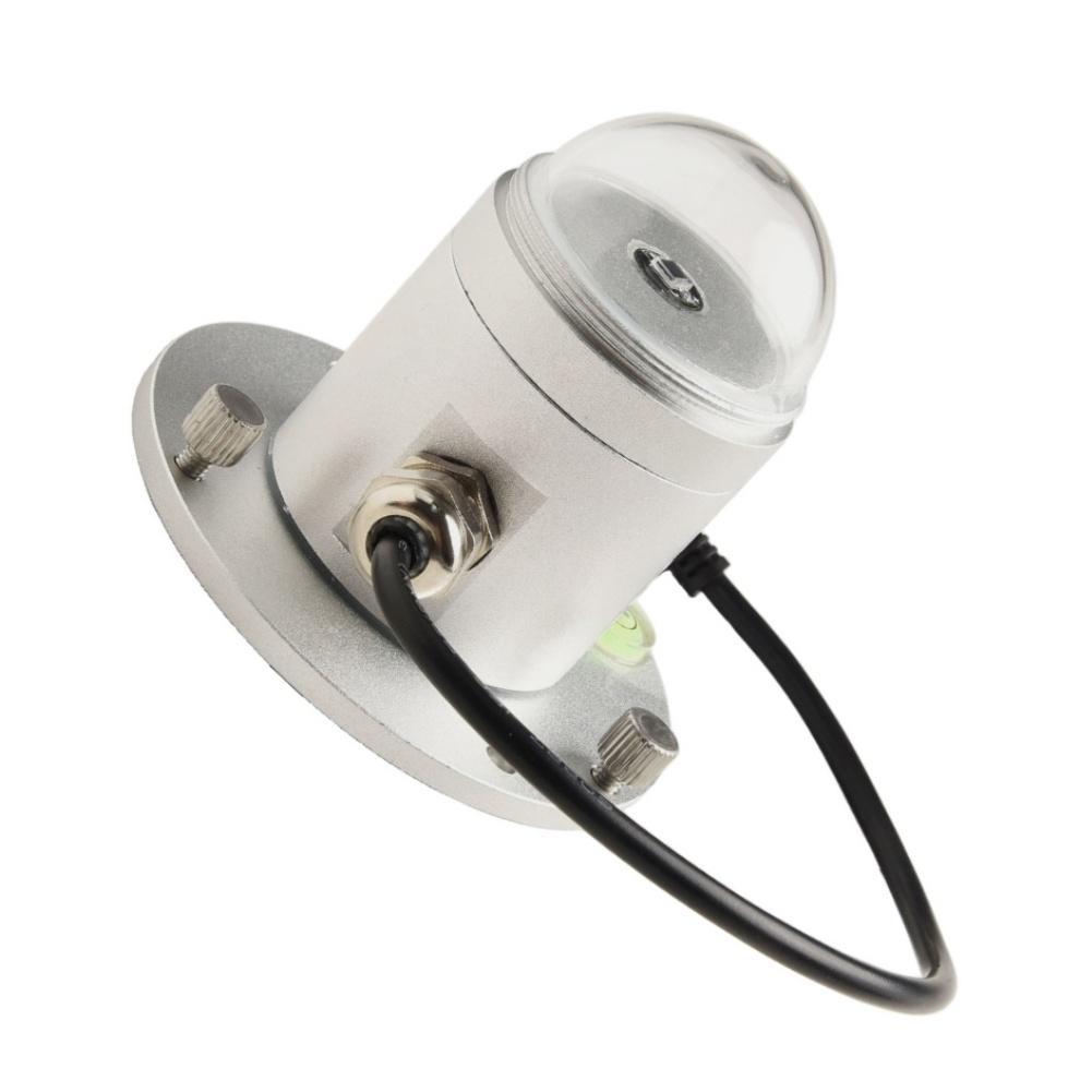 Outdoor Weather Sensor Solar Radiation Sensor RS485 Output Interface Metal Housing Construction Compact Lightweight Build