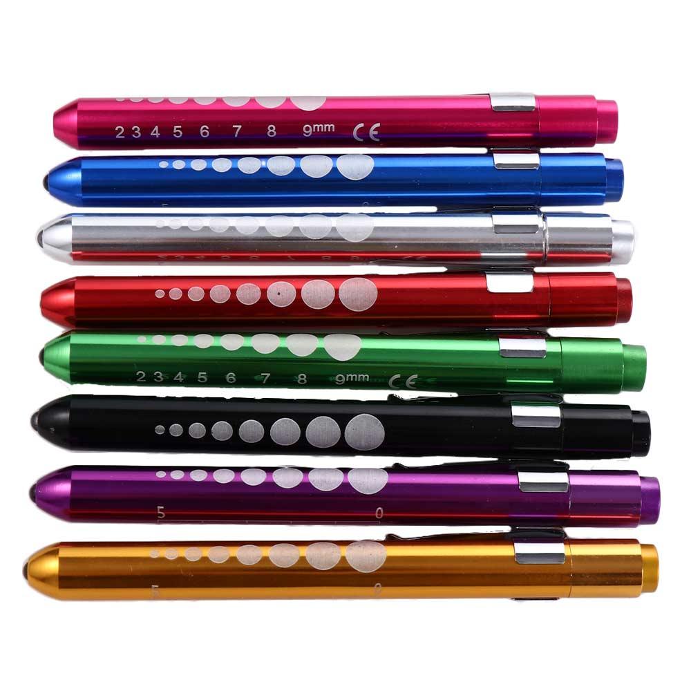 Kit Camping Light Work Inspection Ophthalmoscope Pocket Clip Doctor Nurse Pen LED Pen Light Flashlight Torch Penlight Torch