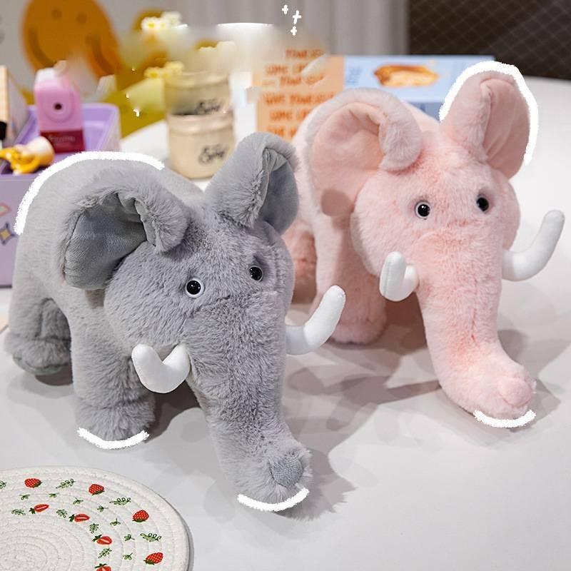 Adorable Plush Elephant Toy Stuffed Animal Cute Doll Perfect Birthday Gift Soft Hug Pillow