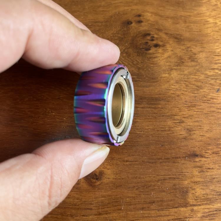 Edc Fidget Sliders Fidget Toys Stress Relief For Adults Magnetic Metal Stainless Steel Adhd Casual Fidget Toy Haptic Coin Blocks
