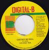 7inch Record COCOA TEA - Can Not Be Real None Digital-B 2003 Jamaica Reggae, Ska & Dub Used