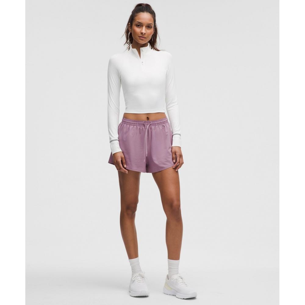 Lululemon Pace Rival High Rise Short 3  Lavender Lux