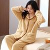 OEING Women's Winter Coral Fleece Pajama Set