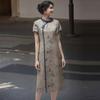 Elegant Temperament, Chinese Style Women's Cheongsam Dress, High-quality Summer Women's Dress, Casual Versatile Women's Dress