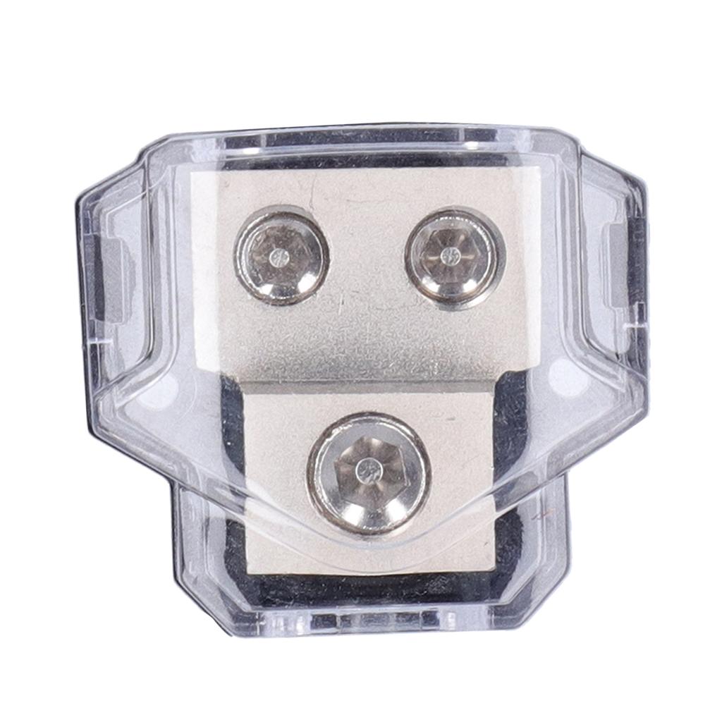 1 Inn 2 Ut Strømfordelingsblokk Sikringsholder 60A for Bil Lastebiler Båter Bobiler