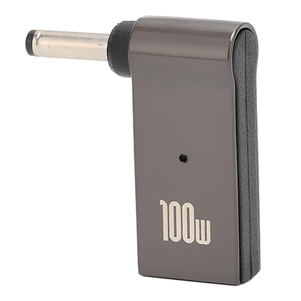 PD to DC Adapter for Lenovo PD 100W 5A Adapter USB C Type C Female to Male Laptop Aluminum Alloy Adapter 3.5x1.35mm