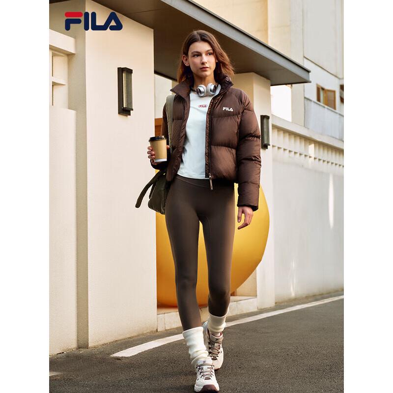 FILA Women's Loose Fit Stand-Collar Down Jacket